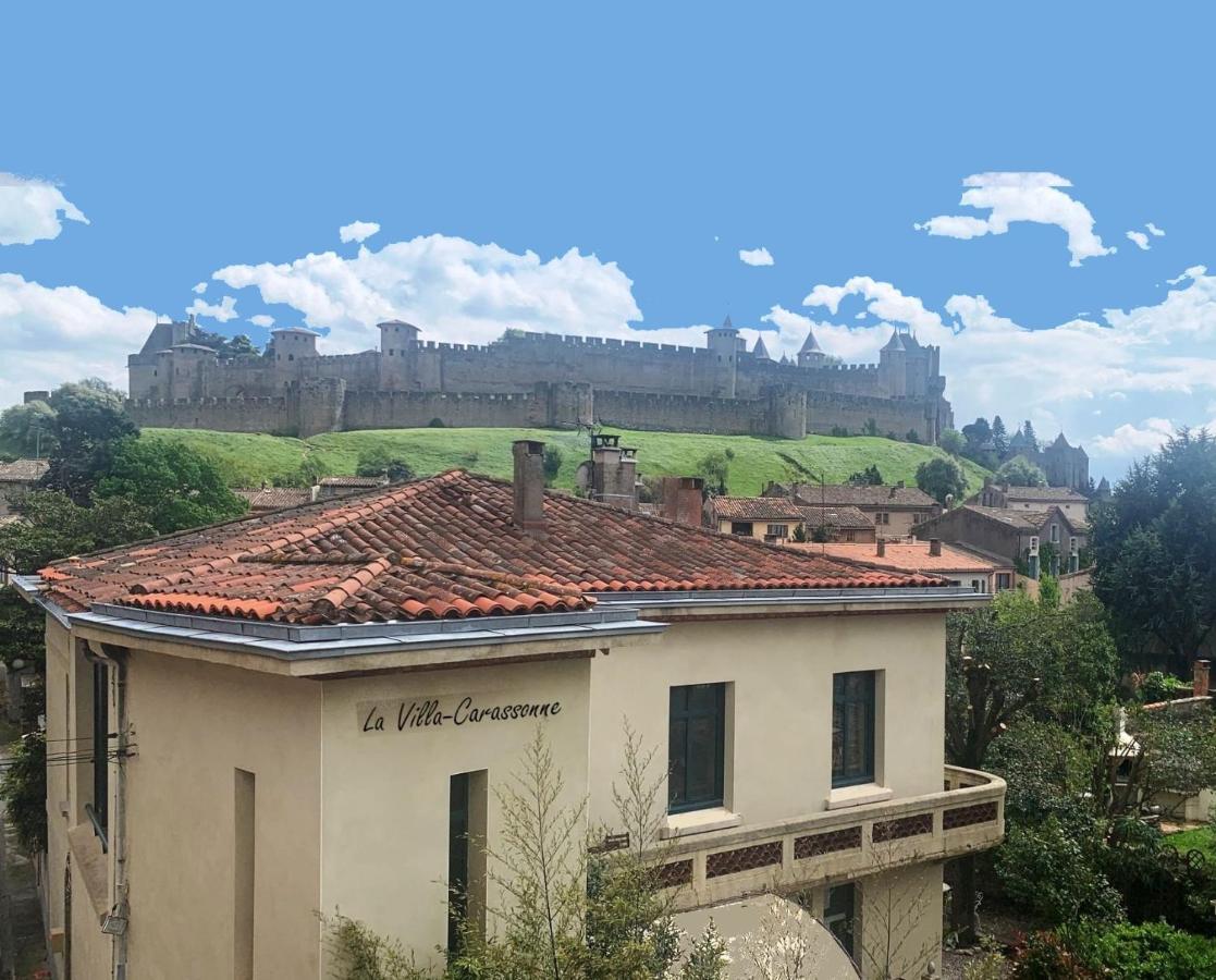 La Villa Carcassonne, Cite 8 Min A Pieds, Clim, Piscine, Full Wifi, Borne 7,5Kw, Velo Elect, Parking Prive Exterior foto